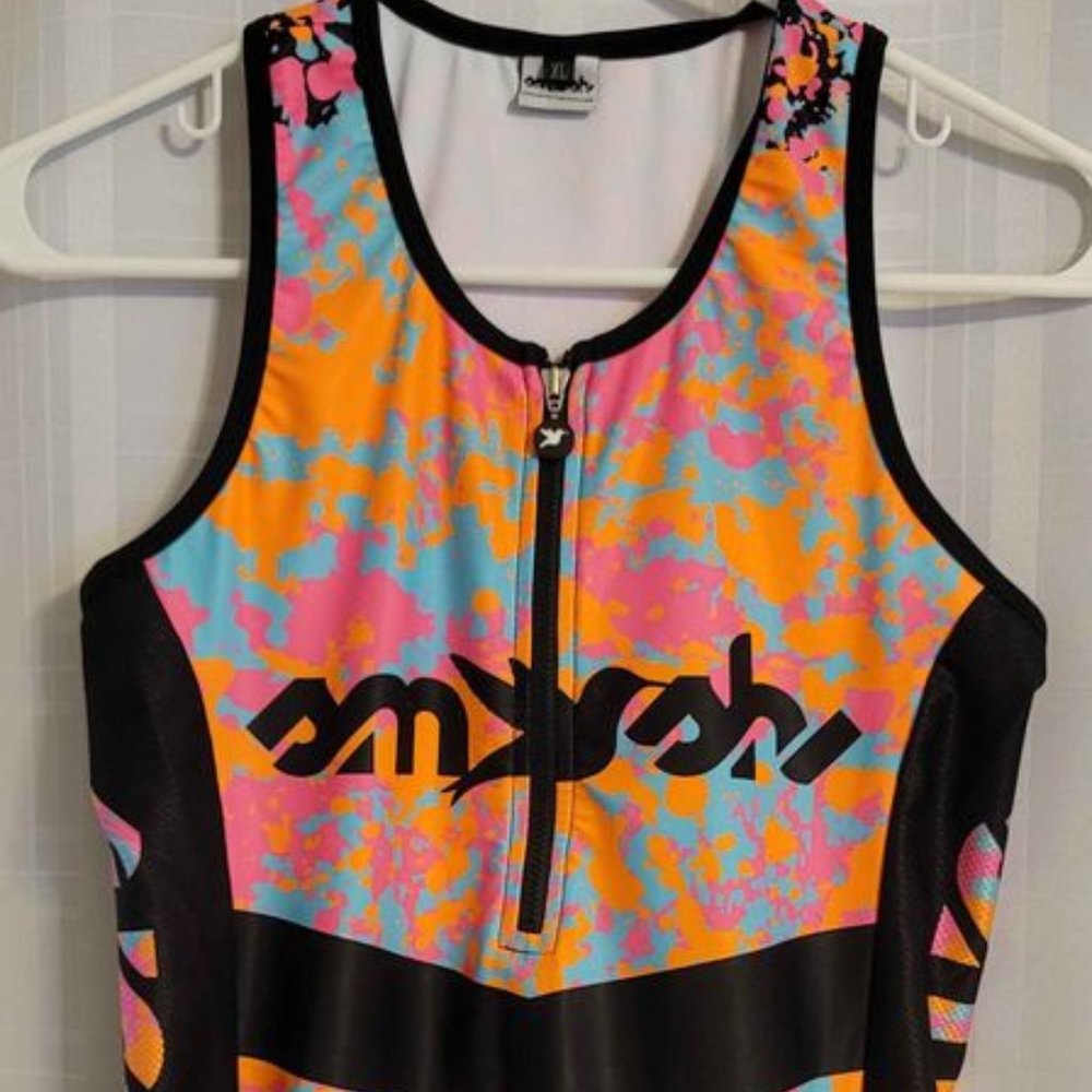 Smashfest Queen RFA Tri Top with Zip - Size XL - RFA Pattern